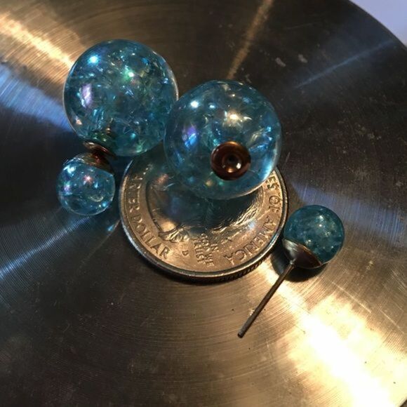 (G2) Double Sided Earrings - Picture 2 of 3